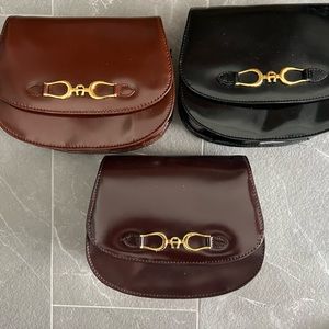 Set of 3 vintage circa late 1980’s early 1990’s Etienne Aigner purses